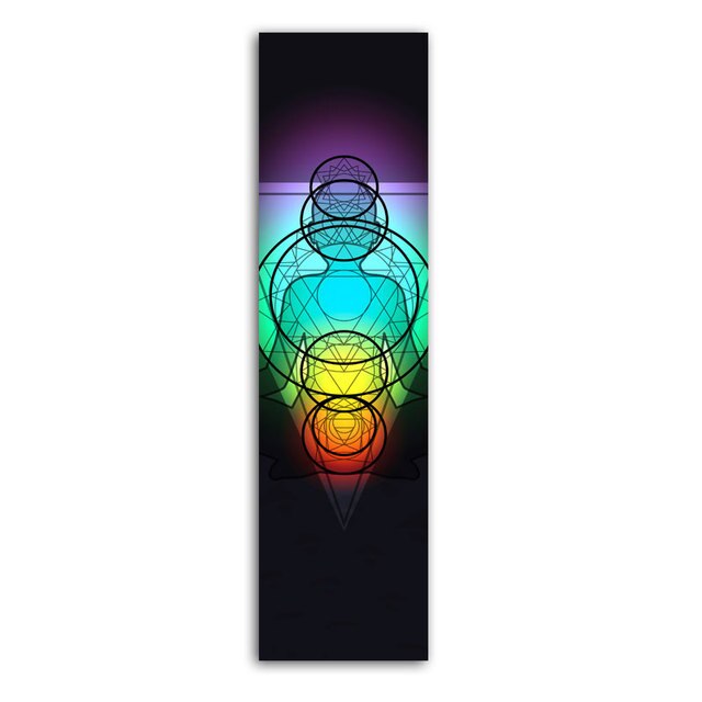 Bohemian Seven Chakras Canvas Painting