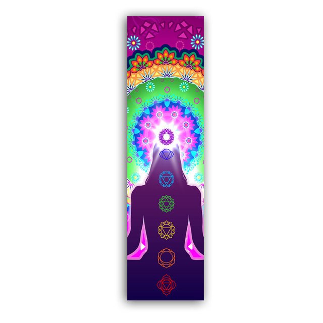 Bohemian Seven Chakras Canvas Painting