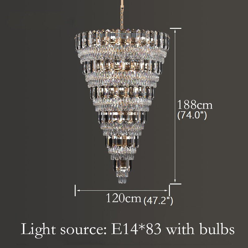 Voltri | Post-modern Grand Luxury Crystal Chandelier