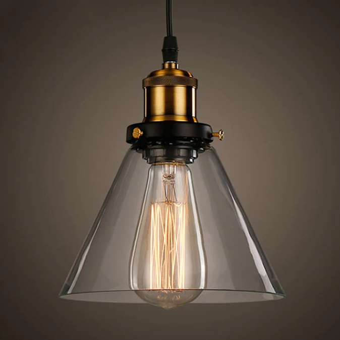 Vintage Glass Pendant Lights