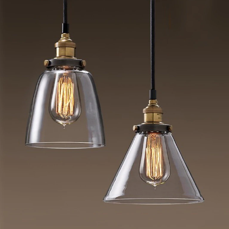 Vintage Glass Pendant Lights