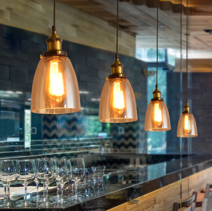 Vintage Glass Pendant Lights