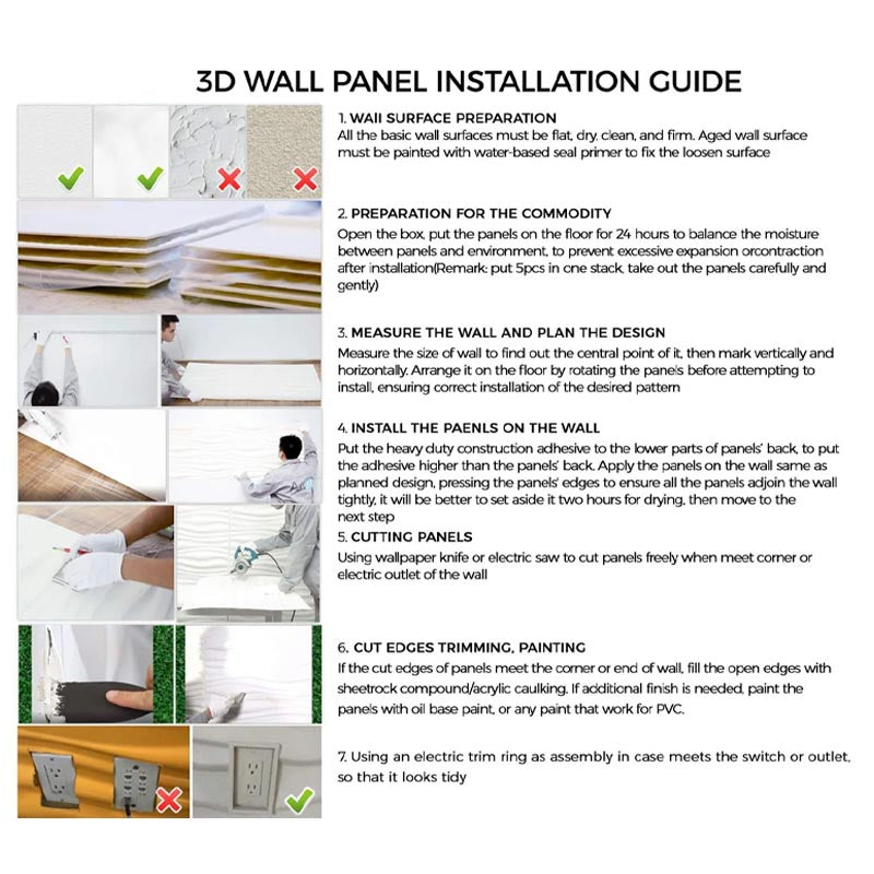 Trapezium PVC 3D Wall Panel