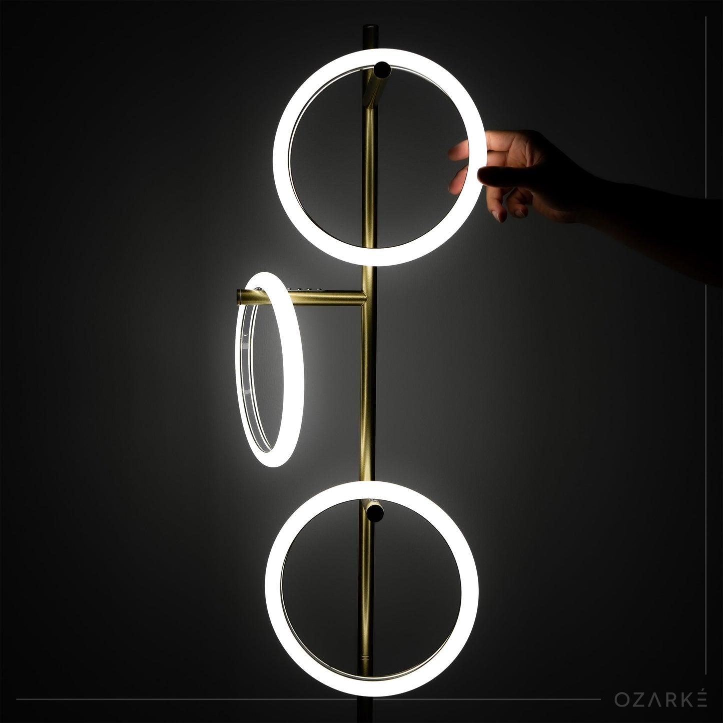 Trois Cercles Floor Lamp