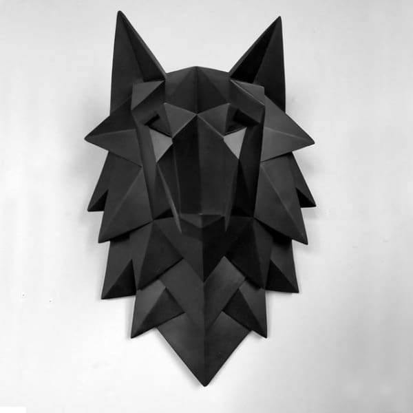 Wolf Sculpture - Nordic Side - Sculpture