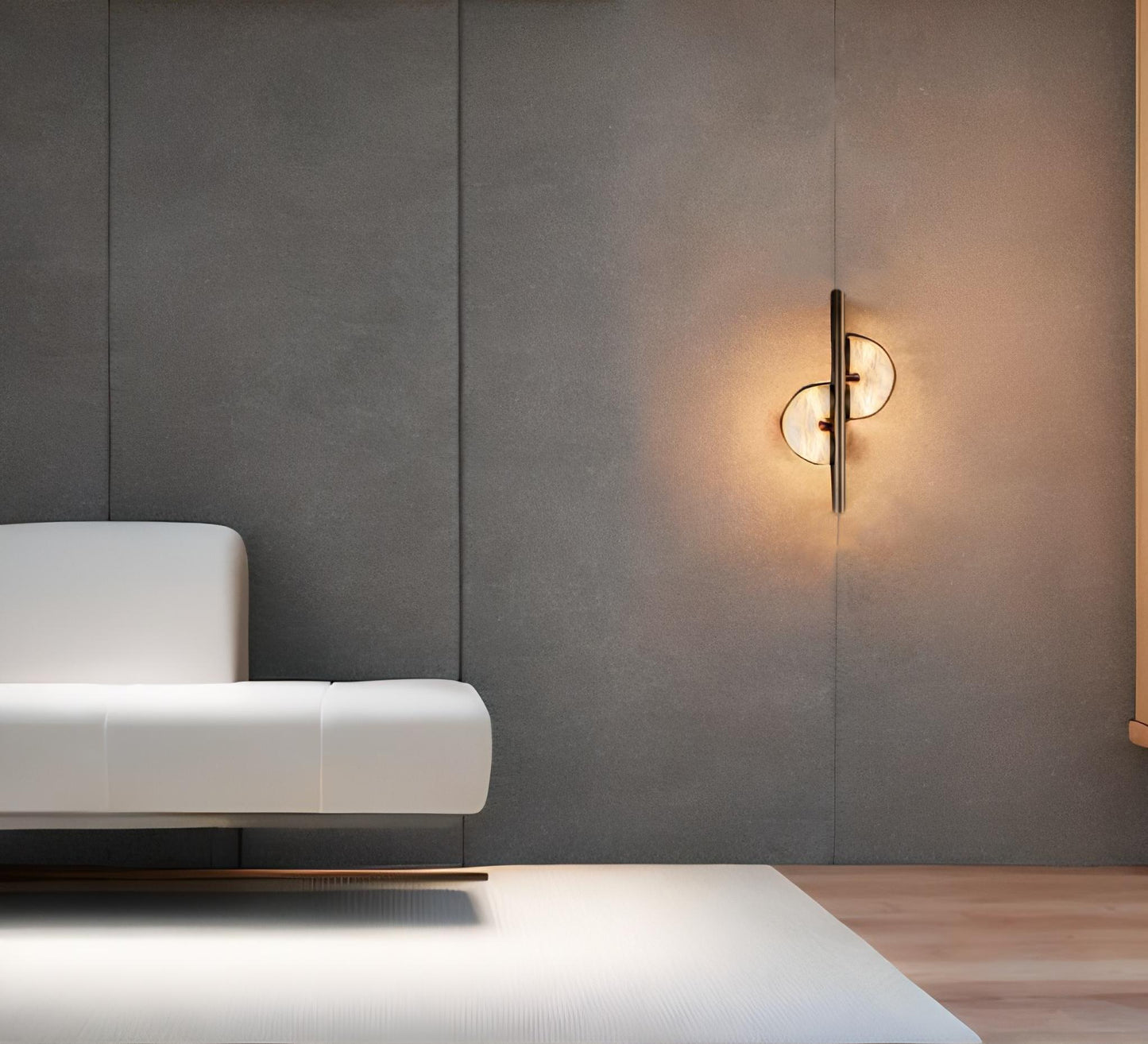 Modern Marble Wall Lamp in the Nordic Style for Bedroom, Living Room